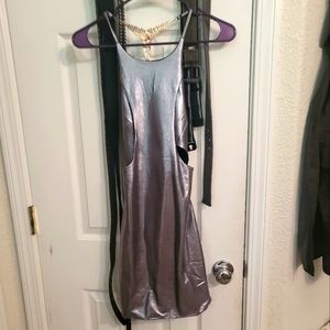 Metallic dress